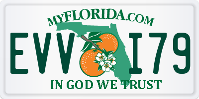 FL license plate EVVI79
