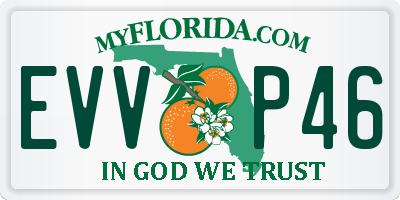 FL license plate EVVP46