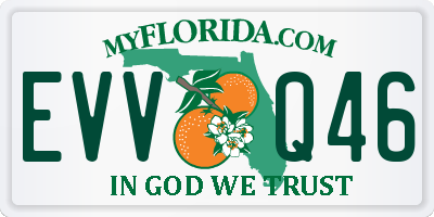 FL license plate EVVQ46