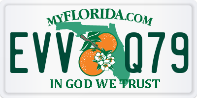 FL license plate EVVQ79