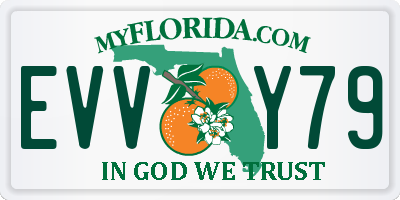 FL license plate EVVY79