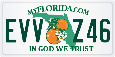 FL license plate EVVZ46