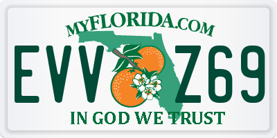 FL license plate EVVZ69
