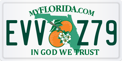 FL license plate EVVZ79