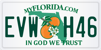 FL license plate EVWH46