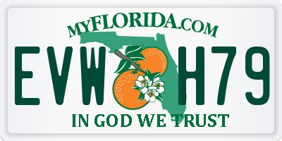 FL license plate EVWH79
