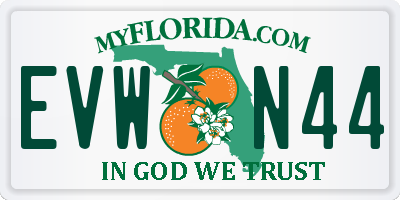 FL license plate EVWN44