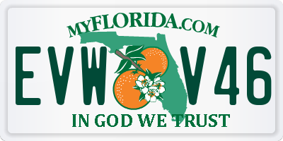 FL license plate EVWV46