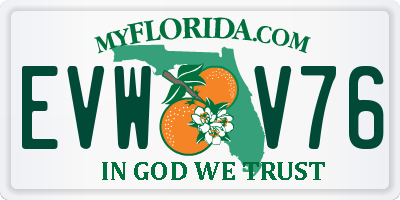 FL license plate EVWV76