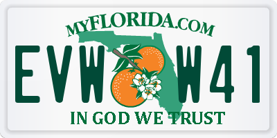 FL license plate EVWW41