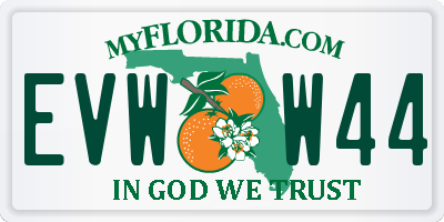 FL license plate EVWW44