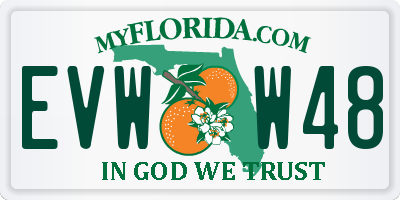 FL license plate EVWW48