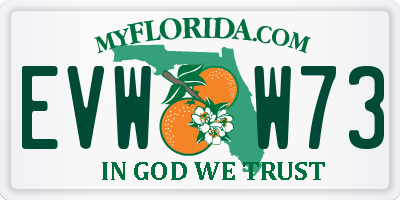 FL license plate EVWW73