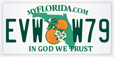 FL license plate EVWW79