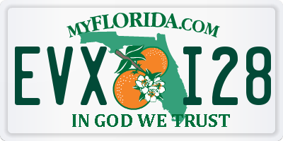 FL license plate EVXI28
