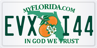 FL license plate EVXI44