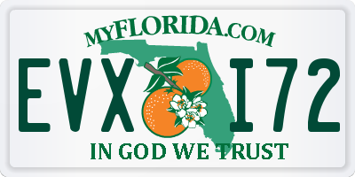 FL license plate EVXI72