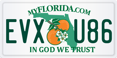 FL license plate EVXU86
