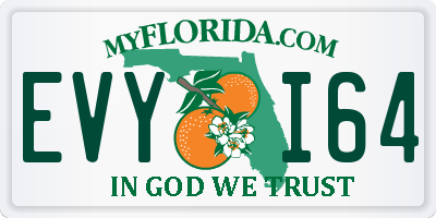 FL license plate EVYI64