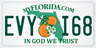FL license plate EVYI68