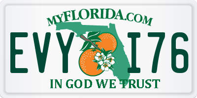 FL license plate EVYI76