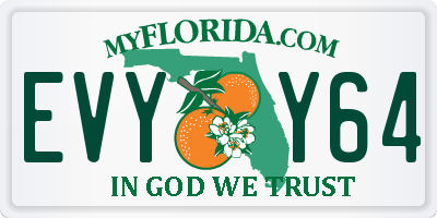 FL license plate EVYY64
