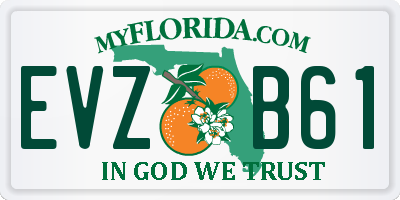 FL license plate EVZB61