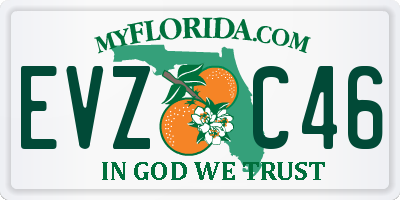 FL license plate EVZC46