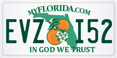 FL license plate EVZI52