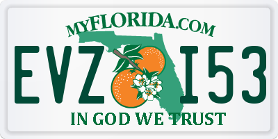 FL license plate EVZI53