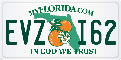FL license plate EVZI62