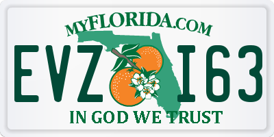 FL license plate EVZI63