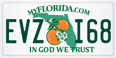 FL license plate EVZI68