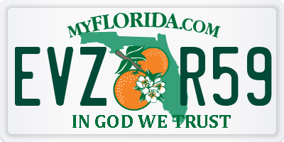 FL license plate EVZR59