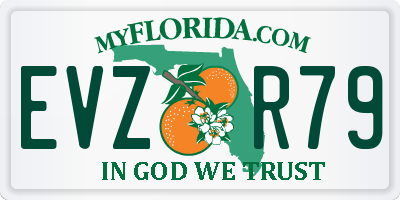 FL license plate EVZR79