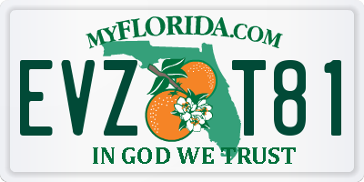 FL license plate EVZT81