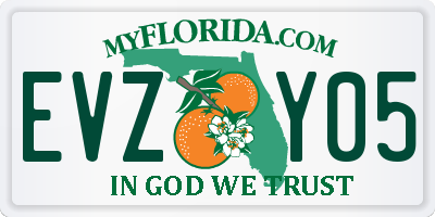 FL license plate EVZY05
