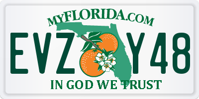 FL license plate EVZY48