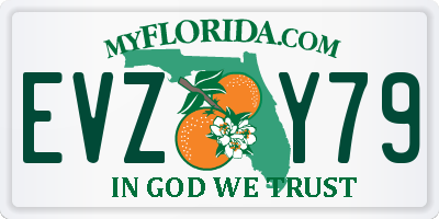 FL license plate EVZY79