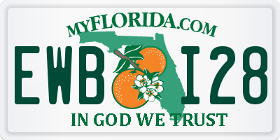 FL license plate EWBI28