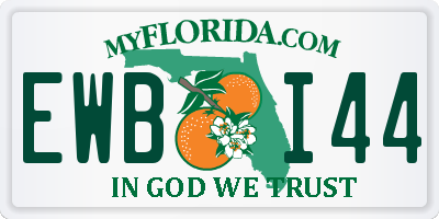 FL license plate EWBI44