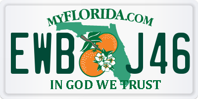 FL license plate EWBJ46