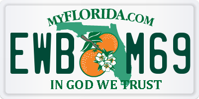 FL license plate EWBM69