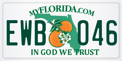 FL license plate EWBO46