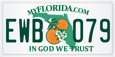 FL license plate EWBO79