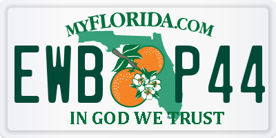 FL license plate EWBP44