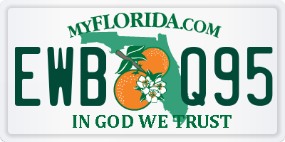 FL license plate EWBQ95