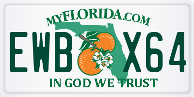 FL license plate EWBX64