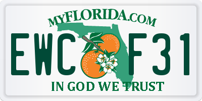 FL license plate EWCF31