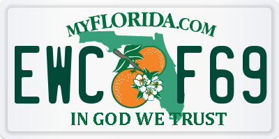 FL license plate EWCF69